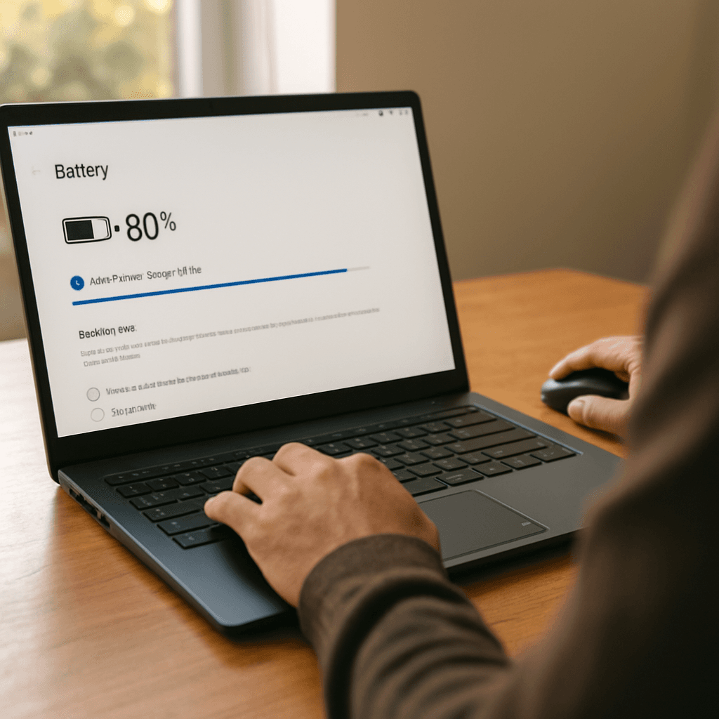 Limiter l'usure de la batterie sur Windows 11 à 80%