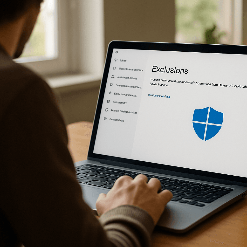 Windows Defender : exclusions sûres sans affaiblir la protection