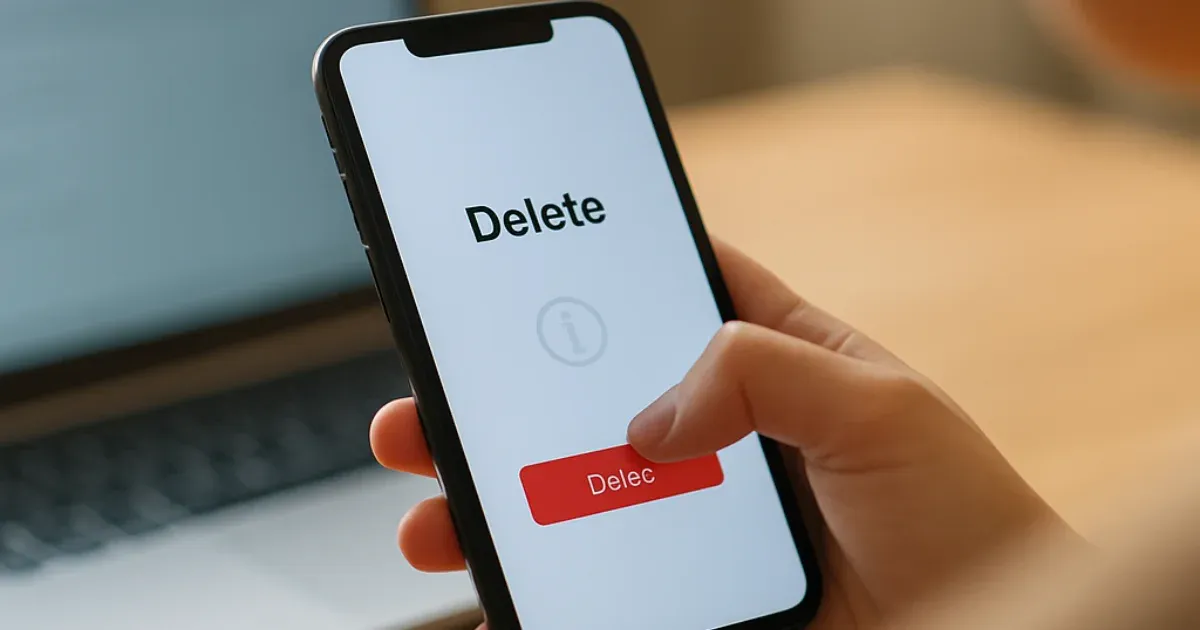 Supprimer un ancien compte Apple ou Google sur mobile