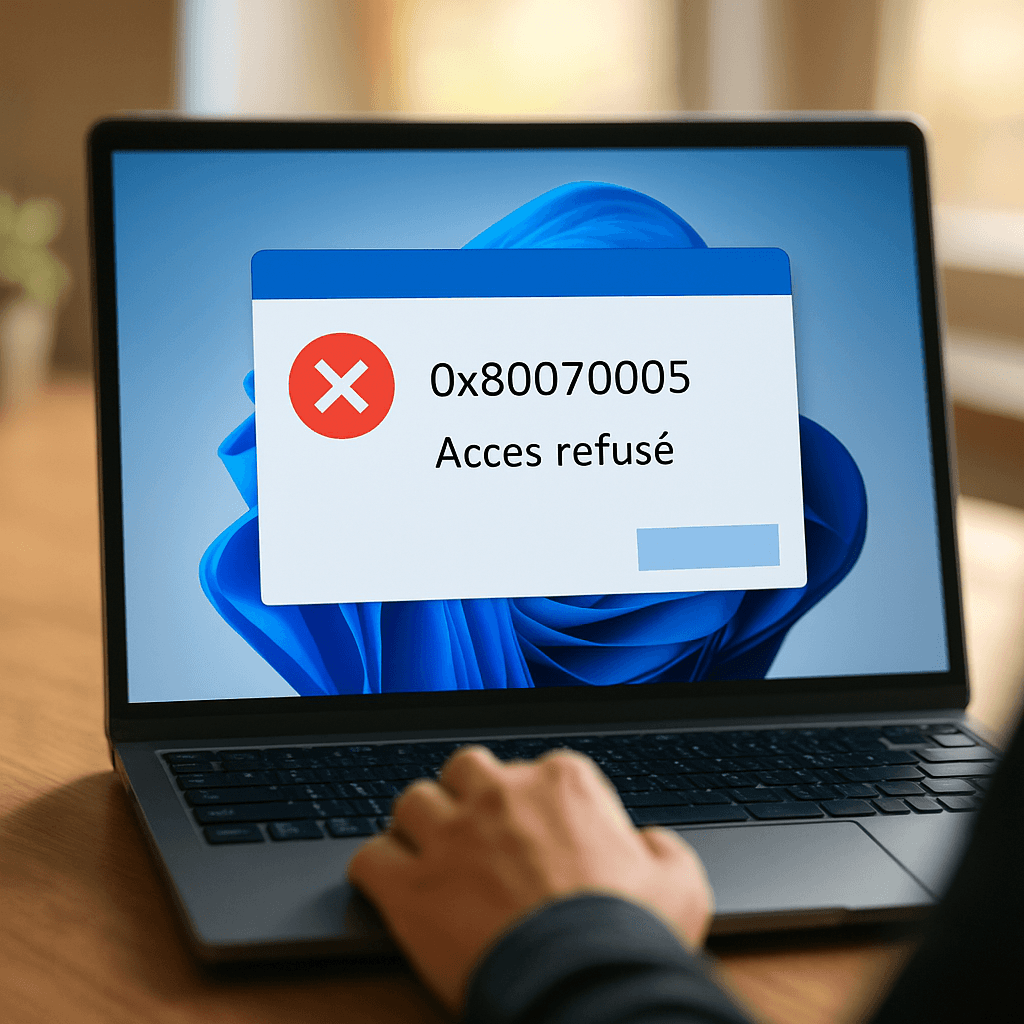 Erreur 0x80070005 Windows 11 : 7 solutions accès refusé