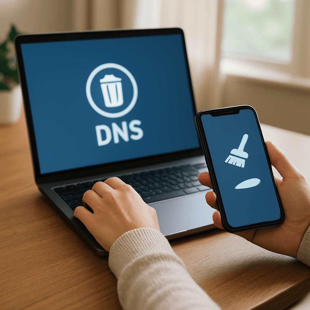 Vider le cache DNS sur PC et mobile : stop aux bugs